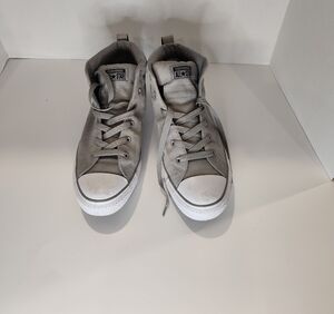 Converse Gray High-Top Sneakers